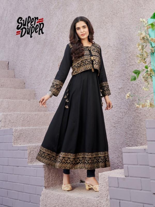 Super Duper Hit Rayon Fancy Long Kurti Collection